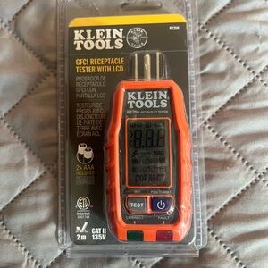 New Klein GFCI Receptacle Tester with LCD